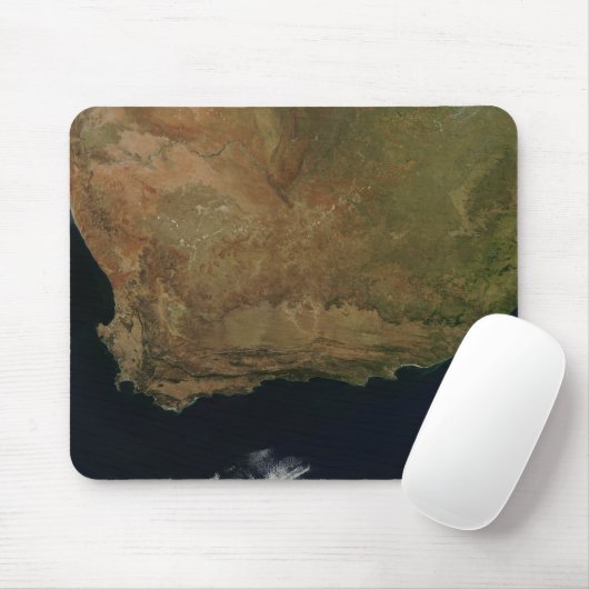 Satellitenansicht Südafrikas Mousepad (Mit Mouse)
