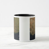 Satellitenansicht Südafrikas Tasse (Zentrum)