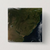 Satellitenansicht Südamerikas Button (Vorderseite)