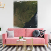 Satellitenansicht Südamerikas Leinwanddruck (Insitu (Wohnzimmer))