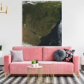 Satellitenansicht Südamerikas Leinwanddruck (Insitu (Wohnzimmer))