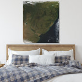 Satellitenansicht Südamerikas Leinwanddruck (Insitu (Schlafzimmer))