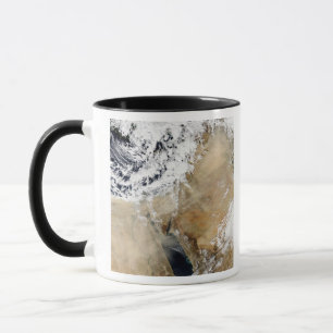 Satellitenansicht vom Ostmittelmeer Tasse