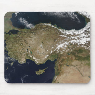 Satellitenansicht von der Türkei Mousepad