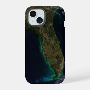 Satellitenansicht von Florida. iPhone 15 Hülle