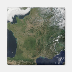 Satellitenansicht von Frankreich Magnet