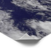 Satellitenansicht von Hurrikan Sandy Poster (Ecke)