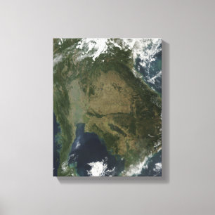 Satellitenansicht von Indochina Leinwanddruck