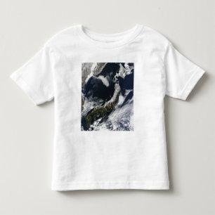 Satellitenansicht von Japan Kleinkind T-shirt
