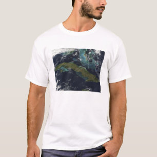 Satellitenansicht von Kuba T-Shirt