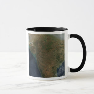 Satellitenansicht von Mittelindien Tasse