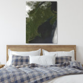 Satellitenansicht von New England Leinwanddruck (Insitu (Schlafzimmer))