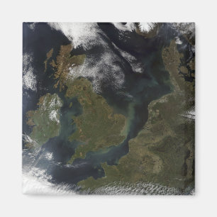 Satellitenansicht von Nordeuropa Magnet