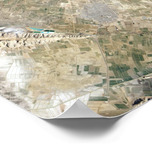 Satellitenansicht von Persepolis Poster (Ecke)