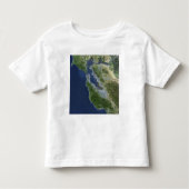 Satellitenansicht von San Francisco, Kalifornien Kleinkind T-shirt (Vorderseite)