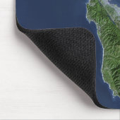 Satellitenansicht von San Francisco, Kalifornien Mousepad (Ecke)