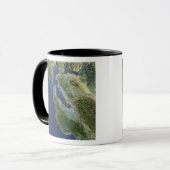 Satellitenansicht von San Francisco, Kalifornien Tasse (Vorderseite Links)