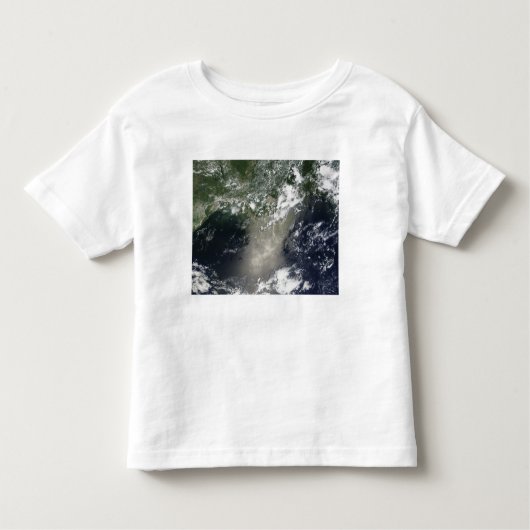 Satellitenansicht von Streifen und Ölbändern Kleinkind T-shirt (Vorderseite)