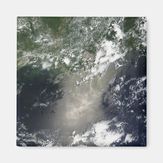 Satellitenansicht von Streifen und Ölbändern Magnet (Vorne)