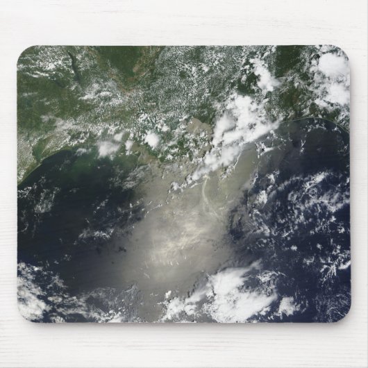 Satellitenansicht von Streifen und Ölbändern Mousepad (Vorne)