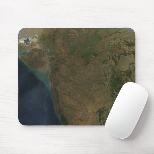 Satellitenansicht Zentralindiens Mousepad (Mit Mouse)