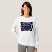 Satellitenbild der Erde 2 T-Shirt (Vorne ganz)
