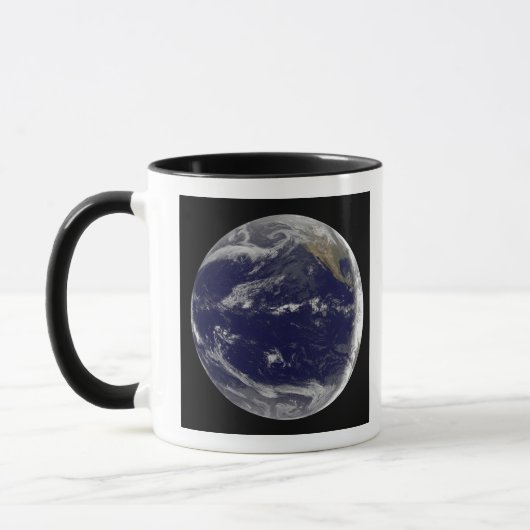 Satellitenbild der Erde 2 Tasse (Links)