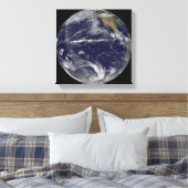 Satellitenbild der Erde Leinwanddruck (Insitu (Schlafzimmer))
