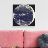 Satellitenbild der Erde Leinwanddruck (Insitu (Wohnzimmer))