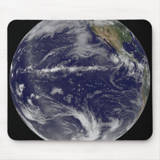 Satellitenbild der Erde Mousepad (Vorne)