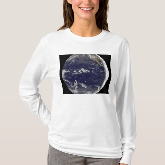 Satellitenbild der Erde T-Shirt (Vorderseite)