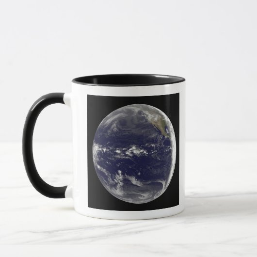 Satellitenbild der Erde Tasse (Links)