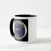 Satellitenbild der Erde Tasse (Vorderseite Links)