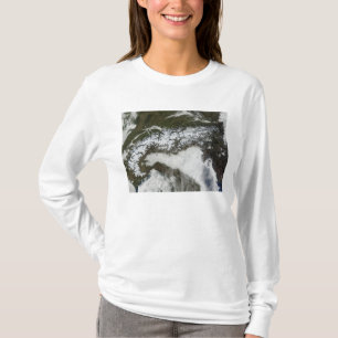 Satellitenbild des Alpen-Gebirgszugs T-Shirt