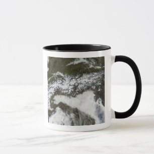 Satellitenbild des Alpen-Gebirgszugs Tasse