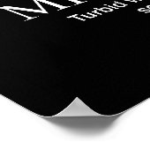 Satellitenbild des Delta des Flusses Mississippi Poster (Ecke)