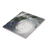 Satellitenbild des Hurrikans Katrina, August 2005 Fliese (Seite)