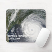 Satellitenbild des Hurrikans Katrina, August 2005 Mousepad (Mit Mouse)