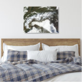 Satellitenbild Die Alpen Leinwanddruck (Insitu (Schlafzimmer))