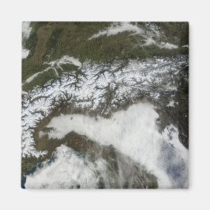Satellitenbild Die Alpen Magnet