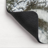Satellitenbild Die Alpen Mousepad (Ecke)