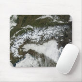 Satellitenbild Die Alpen Mousepad (Mit Mouse)