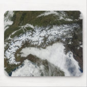 Satellitenbild Die Alpen Mousepad (Vorne)