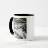 Satellitenbild Die Alpen Tasse (Vorderseite Links)