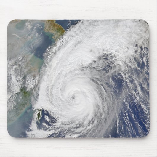 Satellitenbild eines Taifuns Mousepad (Vorne)