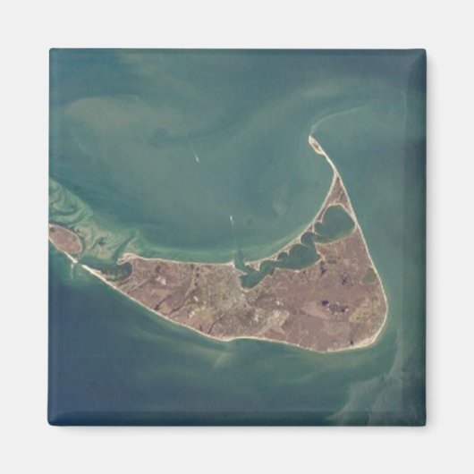 Satellitenbild Nantucket Magnet (Vorne)