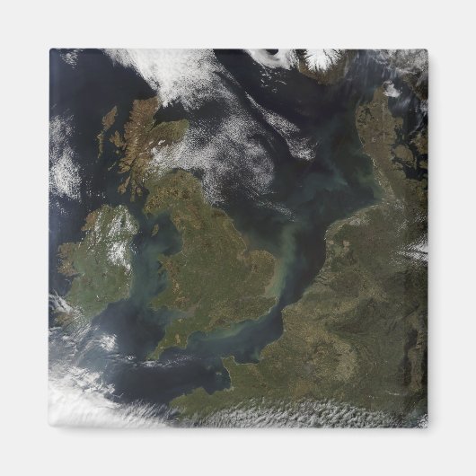 Satellitenbild Nordeuropas Magnet (Vorne)