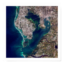 Satellitenbild von Tampa Bay