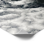 Satellitenblick auf die Anden Poster (Ecke)