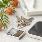 Satellitenblick auf die Anden Schlüsselanhänger (Seite)